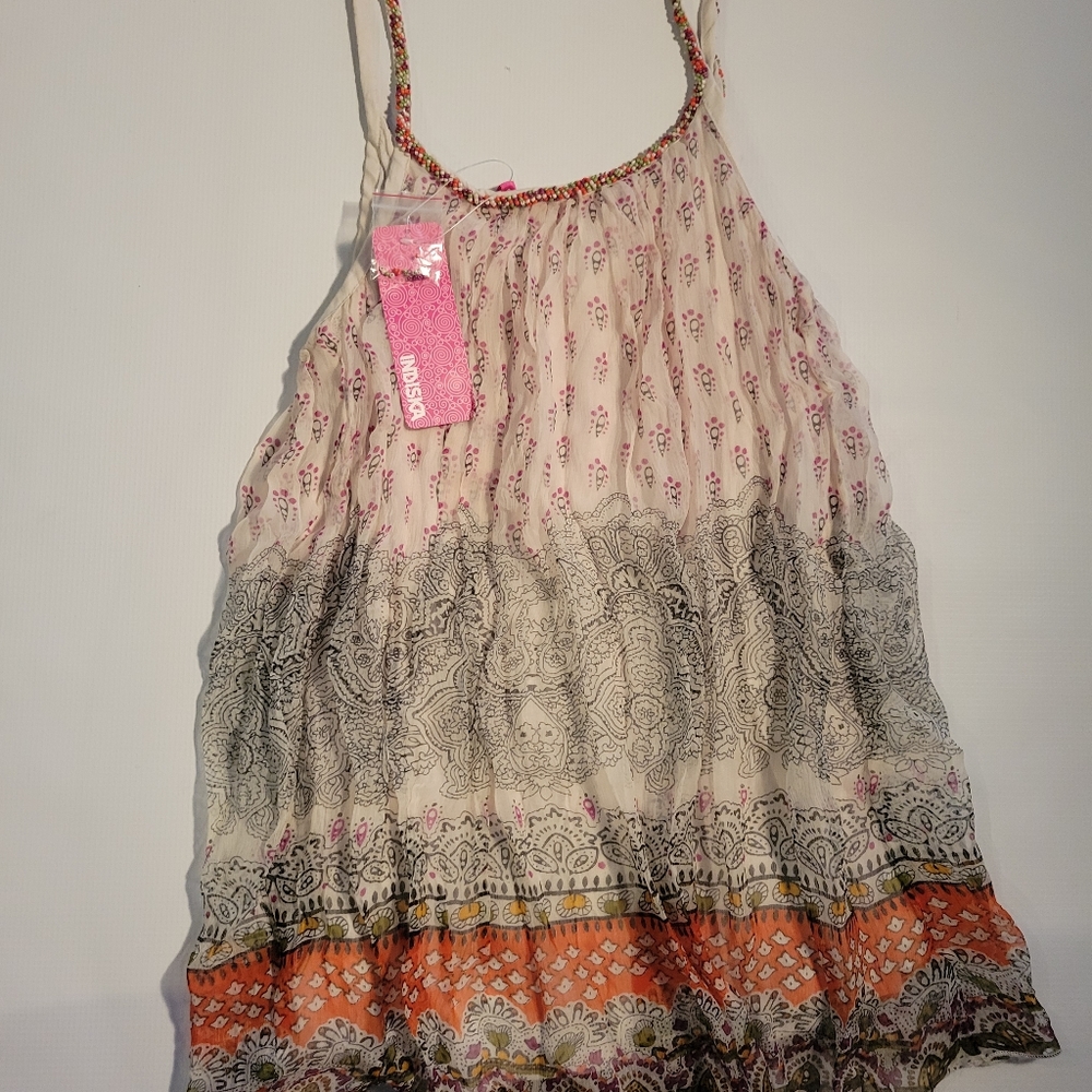 Indiana beaded strap bojo tank size small